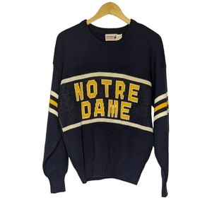 Vintage 1984 Rare Notre Dame Cliff Engle Sweater Large